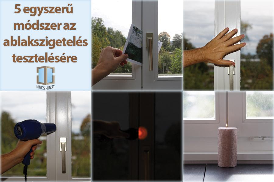 5 egyszerű módszer az ablakszigetelésének a tesztelésére
